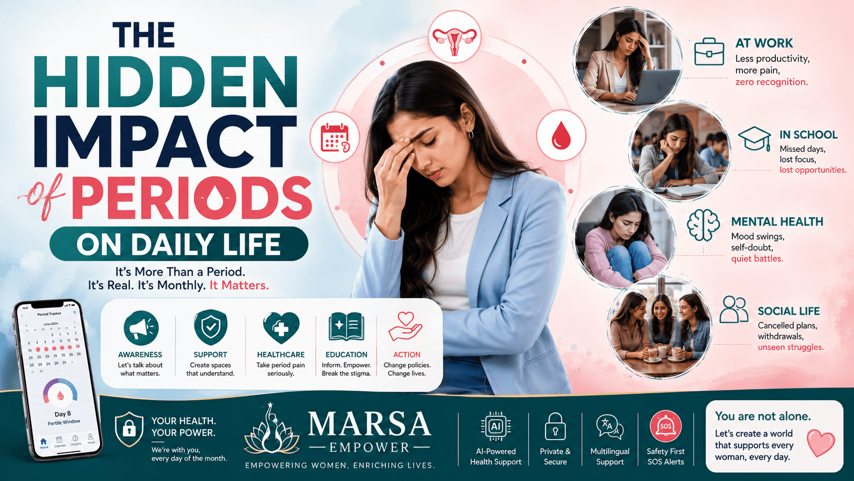 Empowering Women: Understanding the True Impact of Periods on Health, Career, and Mental Well-being