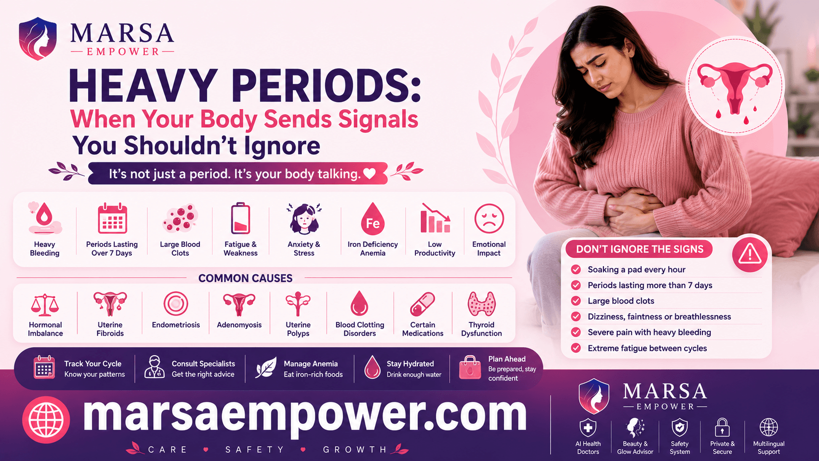 Heavy Periods: When Your Body Sends Signals You Shouldn't Ignore