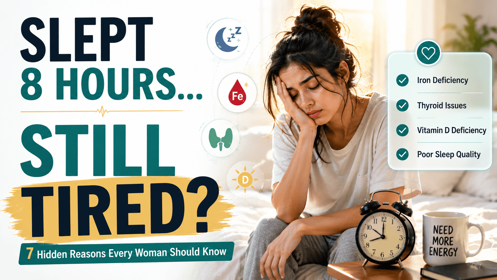 Why Am I Always Tired After 8 Hours of Sleep?