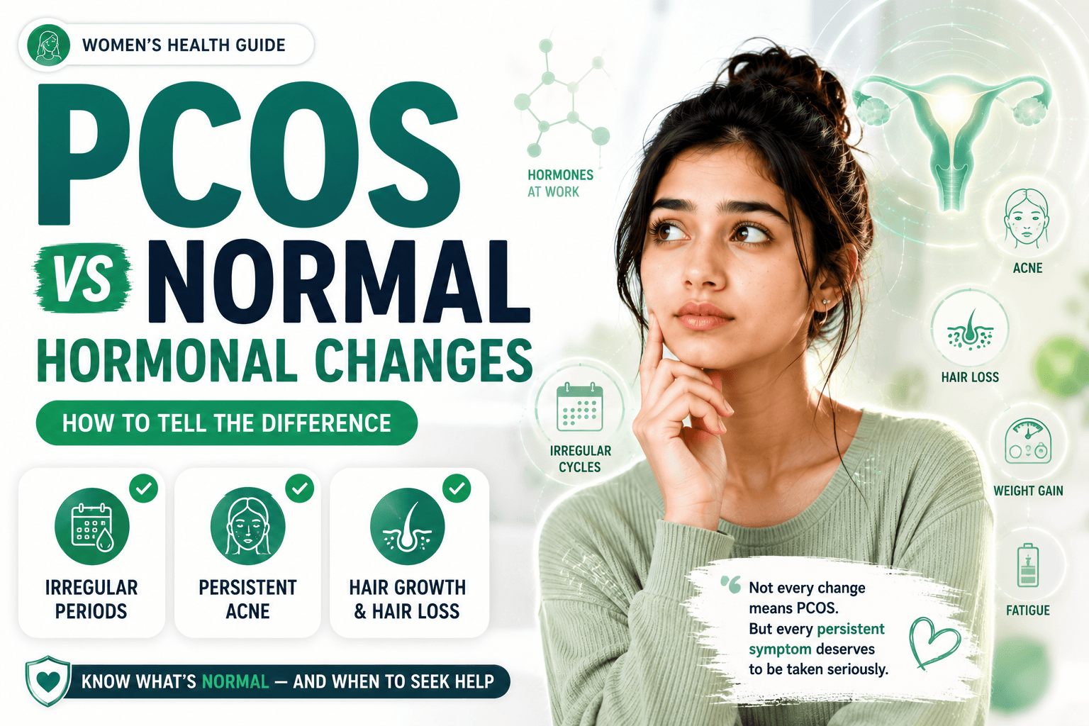 Understanding PCOS vs Normal Hormonal Changes: Key Differences