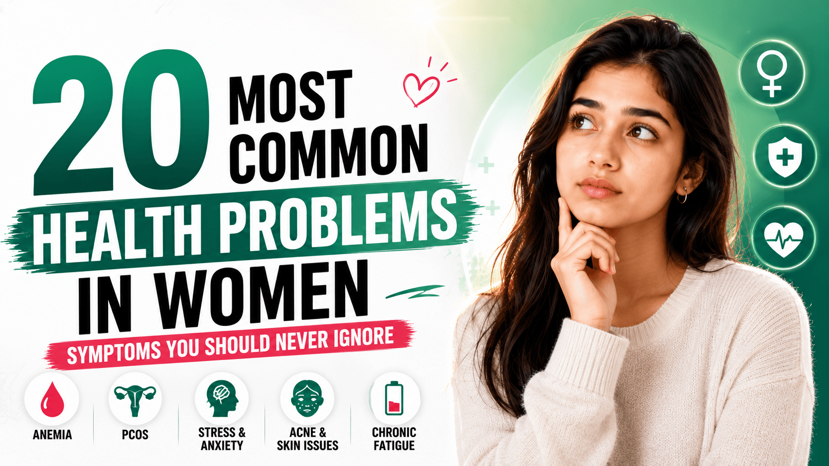 20 Common Women's Health Problems You Shouldn't Ignore