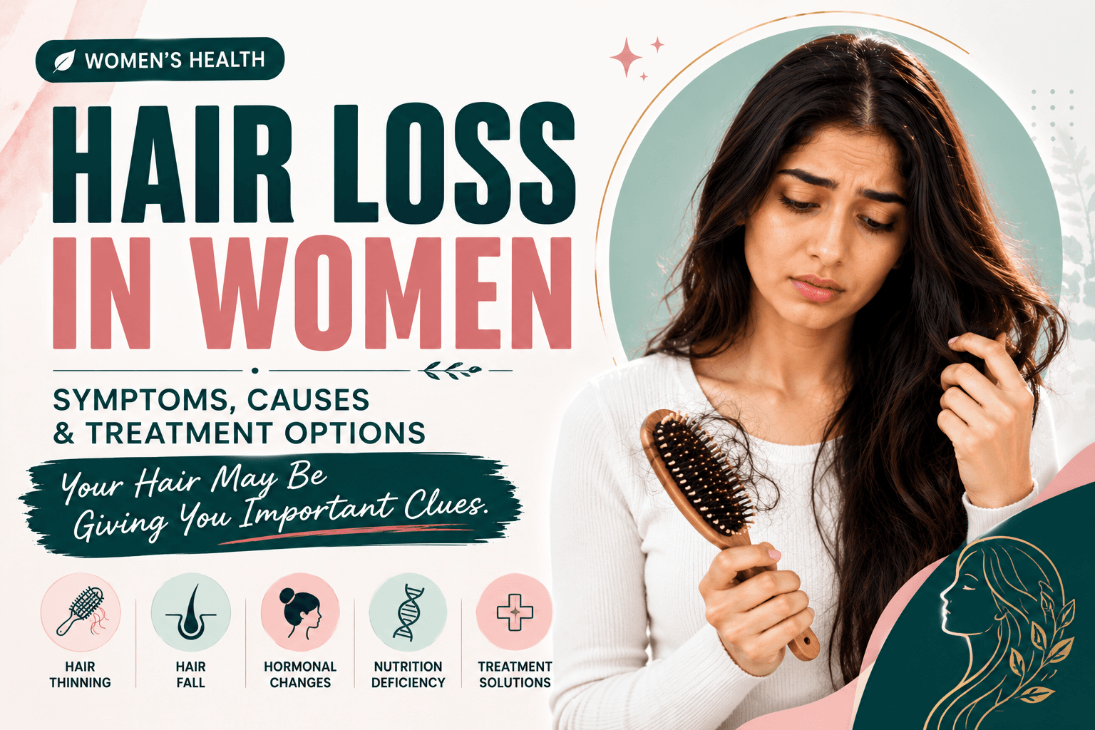 Hair Loss in Women: Symptoms, Causes, and Treatment Options