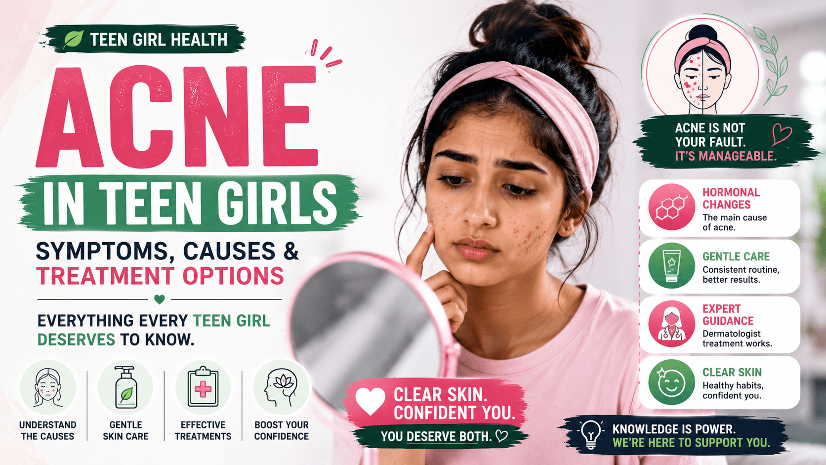 Acne in Teen Girls: Symptoms, Causes, and Treatment Options
