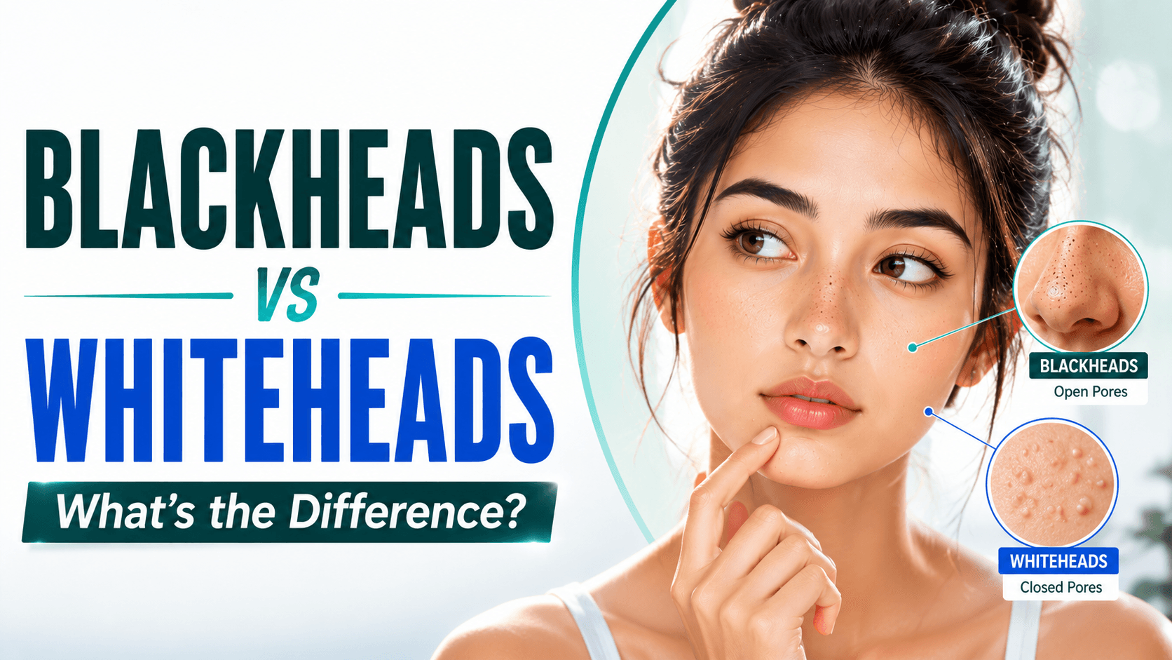 Understanding Blackheads and Whiteheads: Differences, Causes, and Treatments