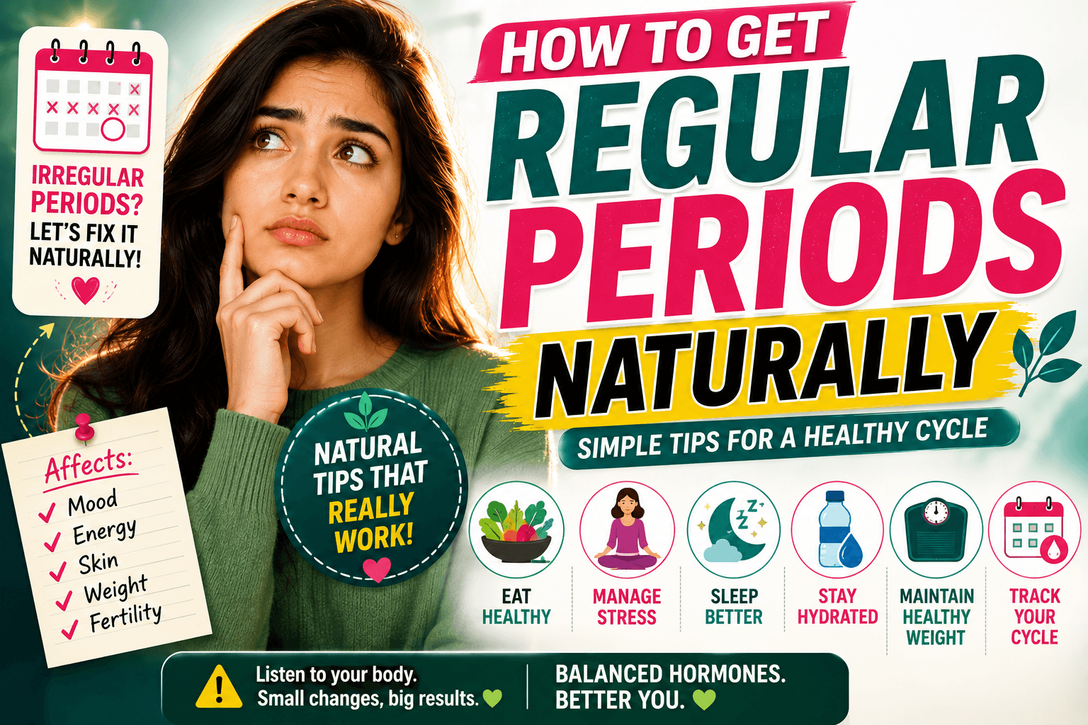 How to Get Regular Periods Naturally: Simple Tips for a Healthy Menstrual Cycle