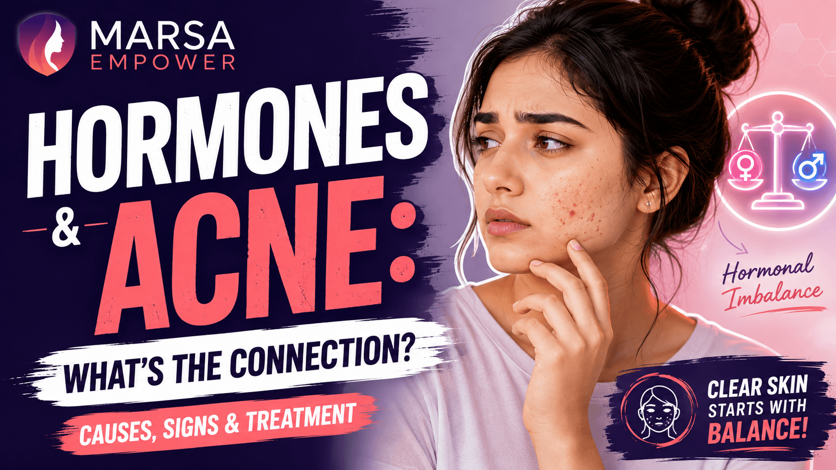 Hormones and Acne: What's the Connection? Causes, Signs, and Treatment