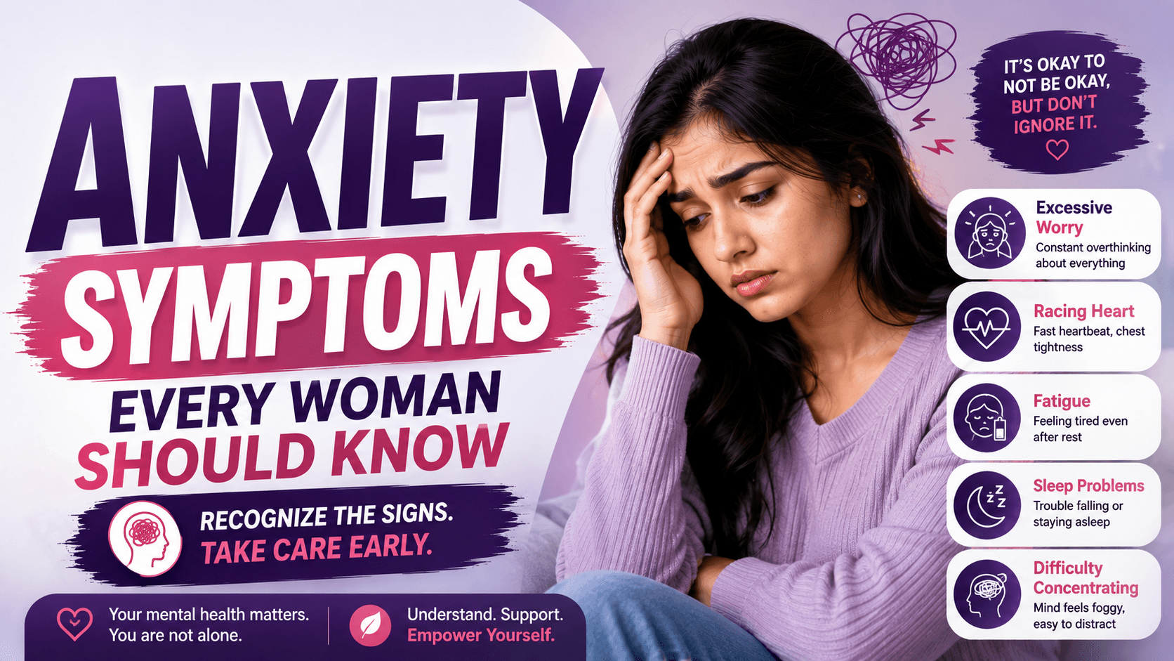 Anxiety Symptoms Every Woman Should Know