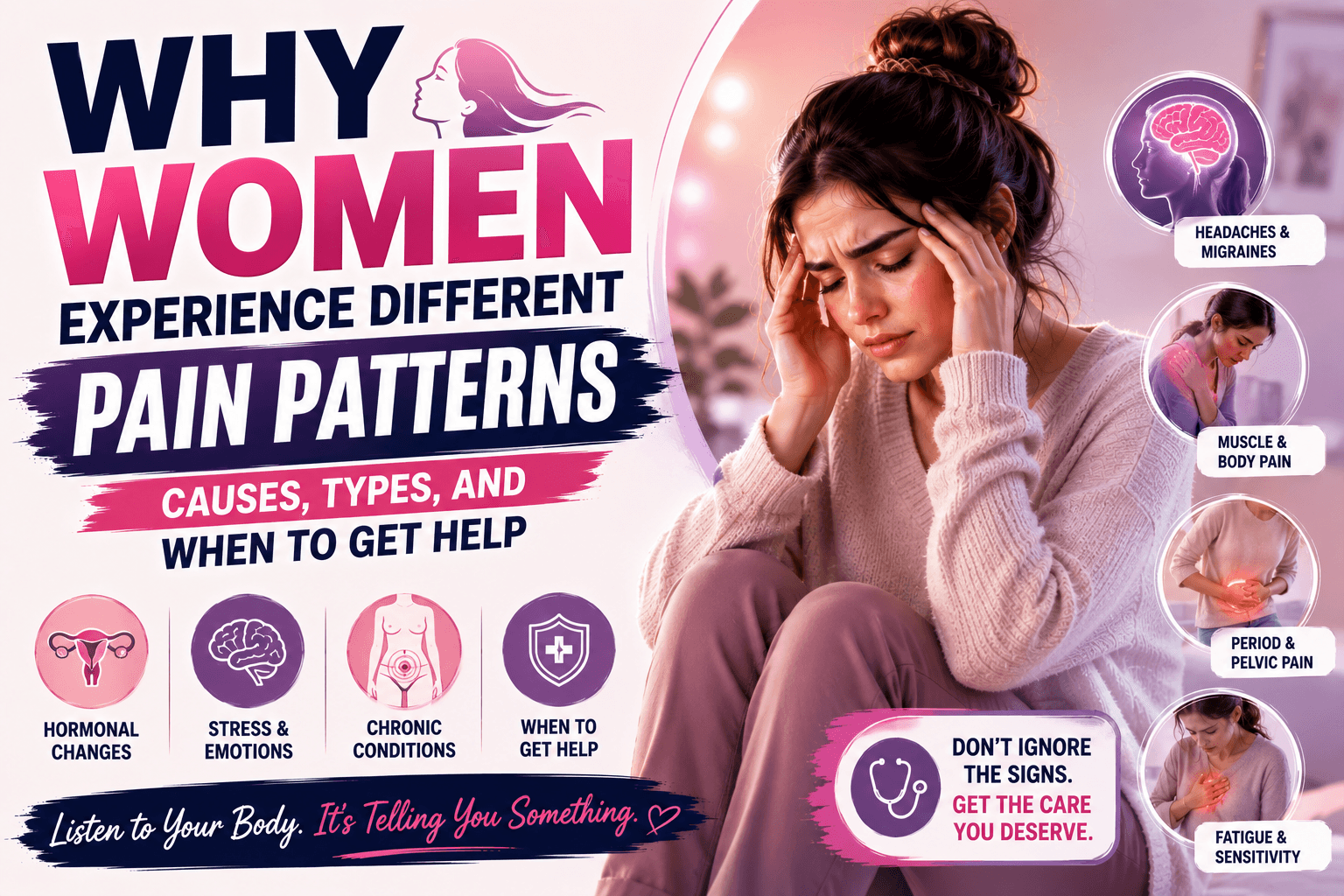 Why Women Experience Different Pain Patterns: Causes, Types, and When to Get Help