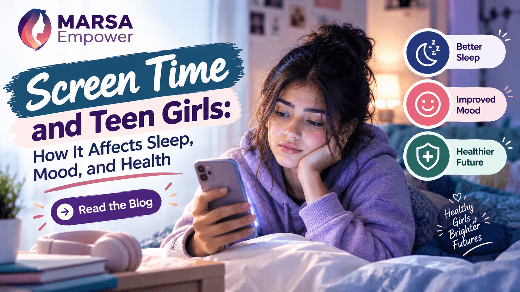 Screen Time and Teen Girls: How It Affects Sleep, Mood, and Health