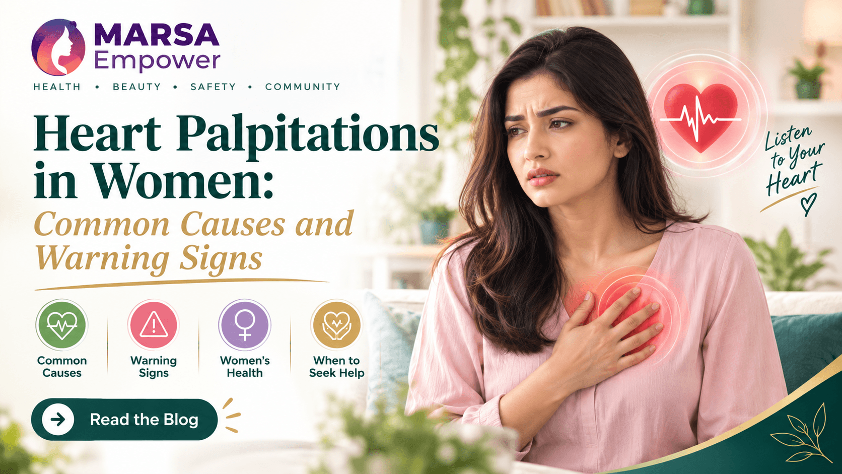 Heart Palpitations in Women: Common Causes and Warning Signs