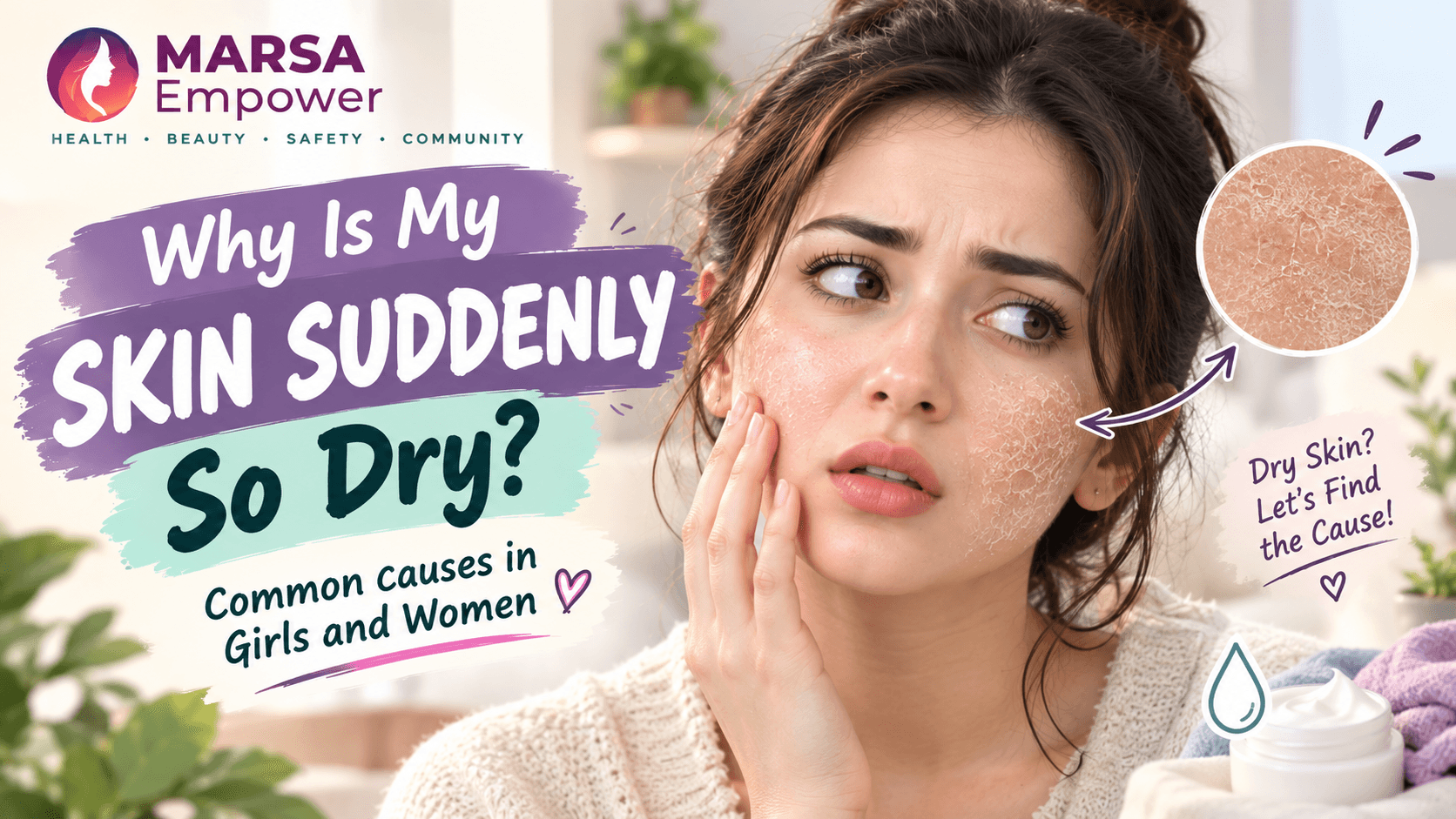 Why Is My Skin Suddenly So Dry? Common Causes in Girls and Women
