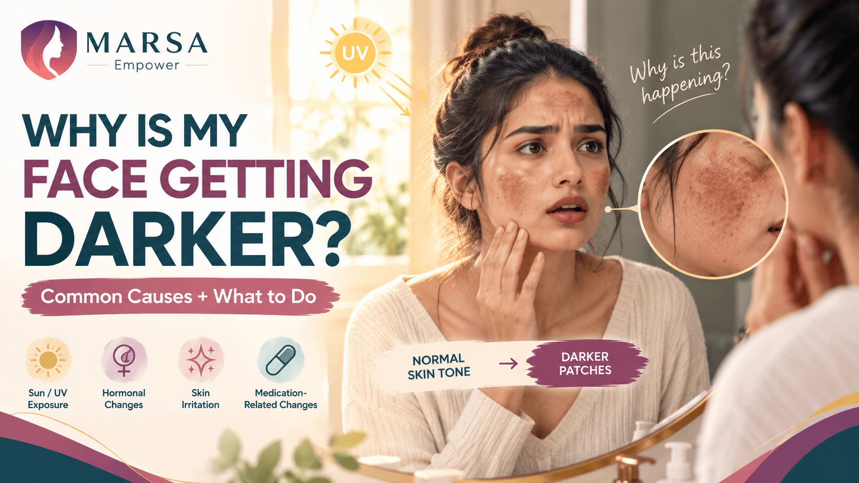 Why Is My Face Getting Darker? Common Causes and What to Do