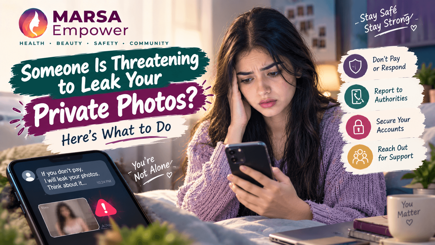 Someone Is Threatening to Leak Your Private Photos? Here's What to Do