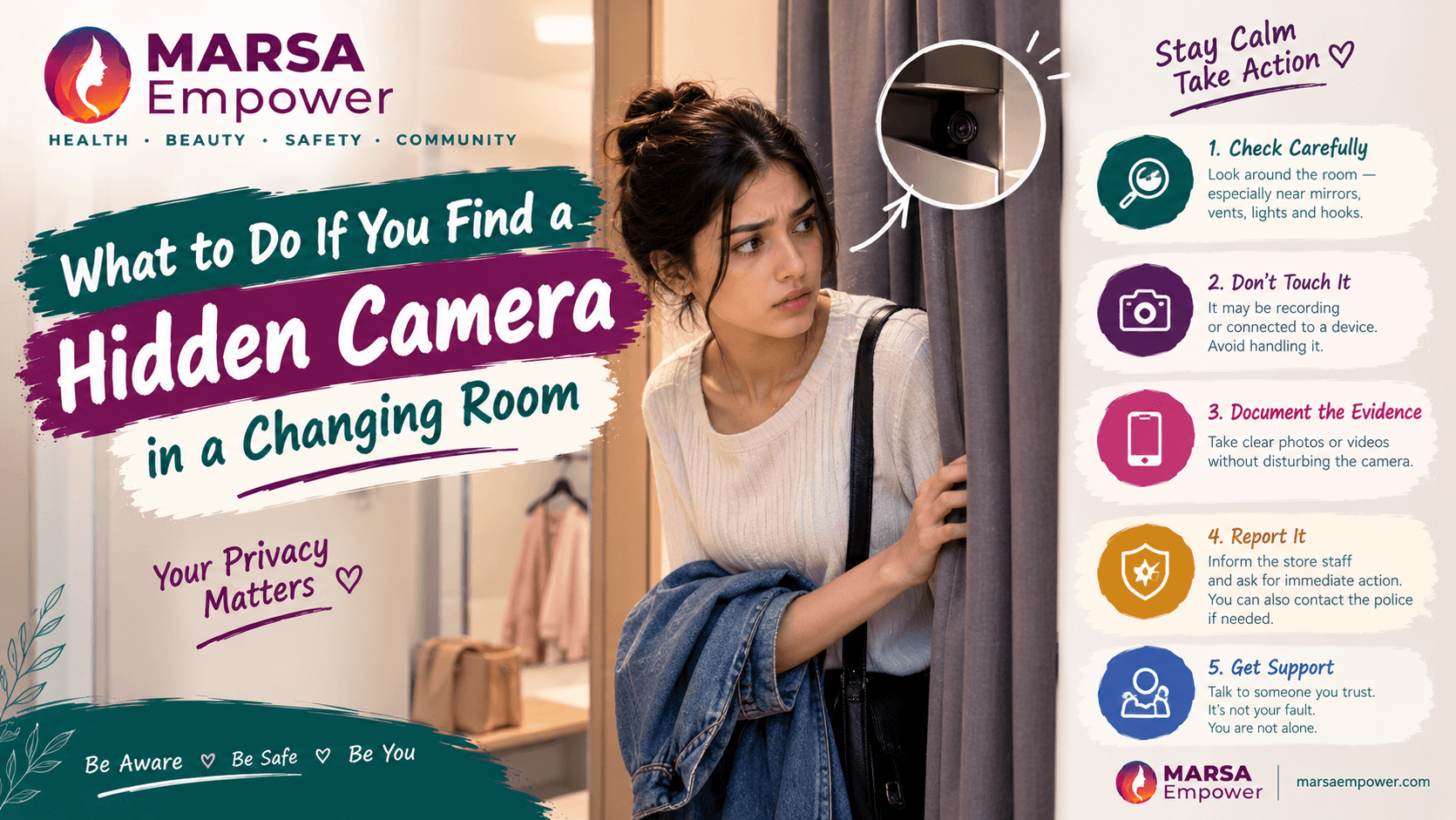 What to Do If You Find a Hidden Camera in a Changing Room