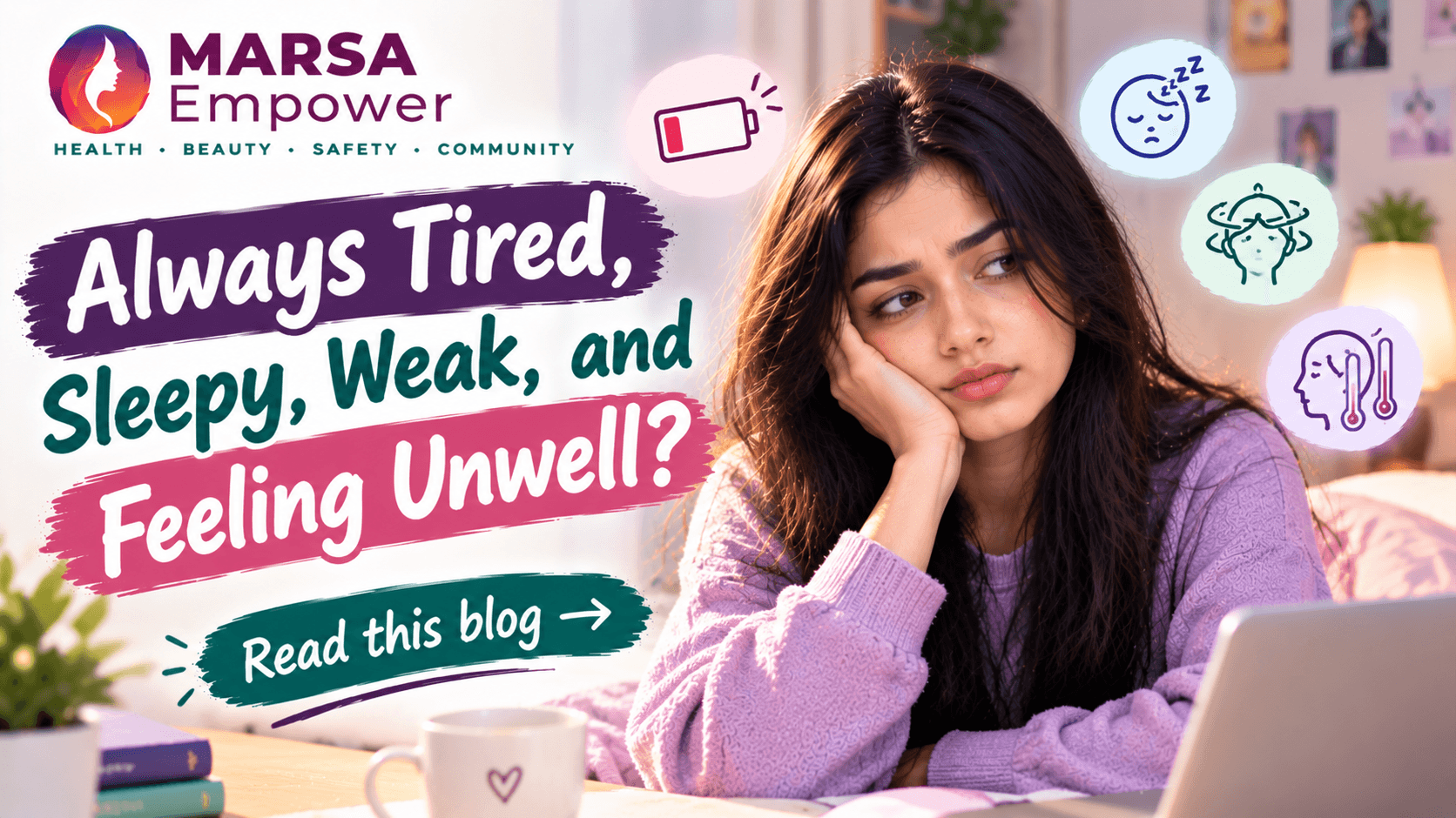 Always Tired, Sleepy, Weak, and Feeling Unwell? A Complete Guide for Young Women Who Keep Being Told "Nothing Is Wrong"